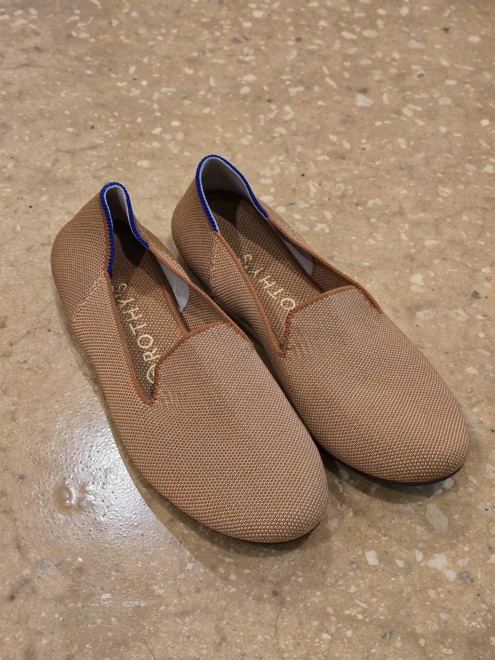 Rothys Womens Tan Loafers Size 8